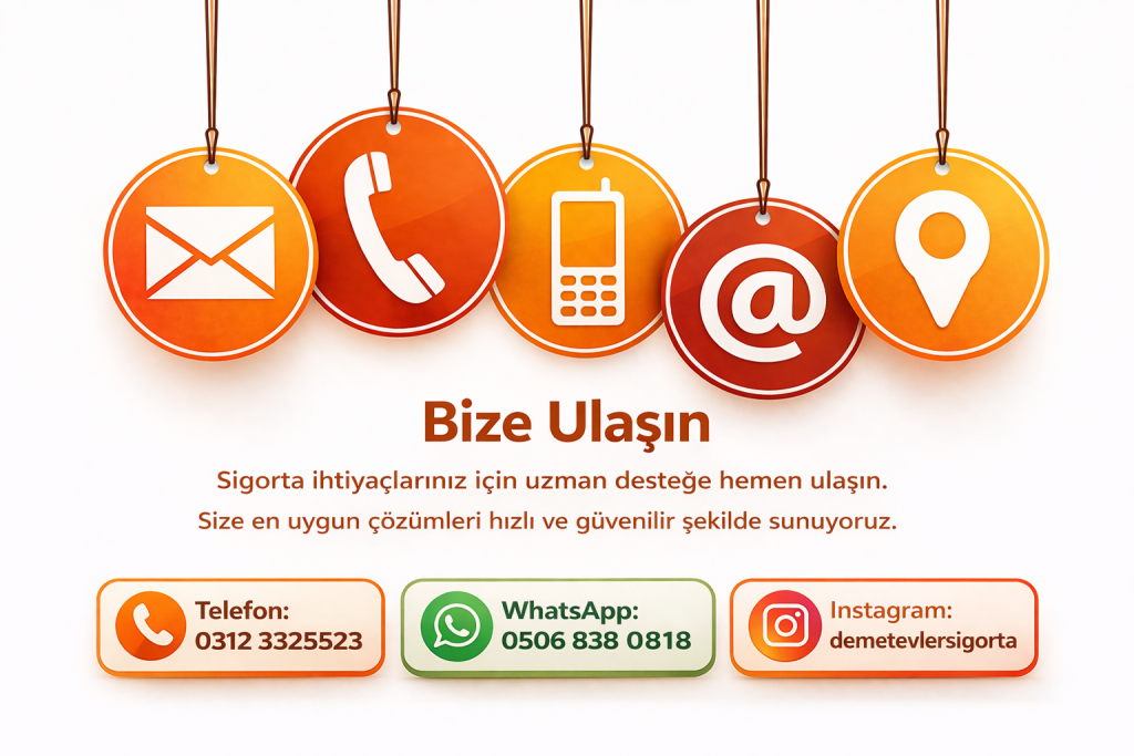 Demetevler Sigorta iletişim bilgileri